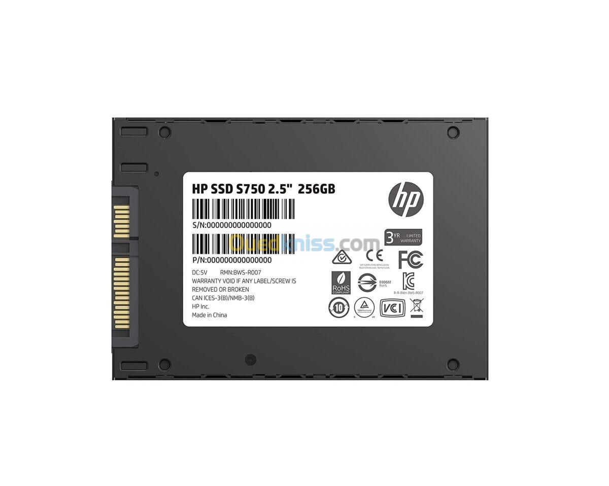 DISQUE SSD 256GB HP S750