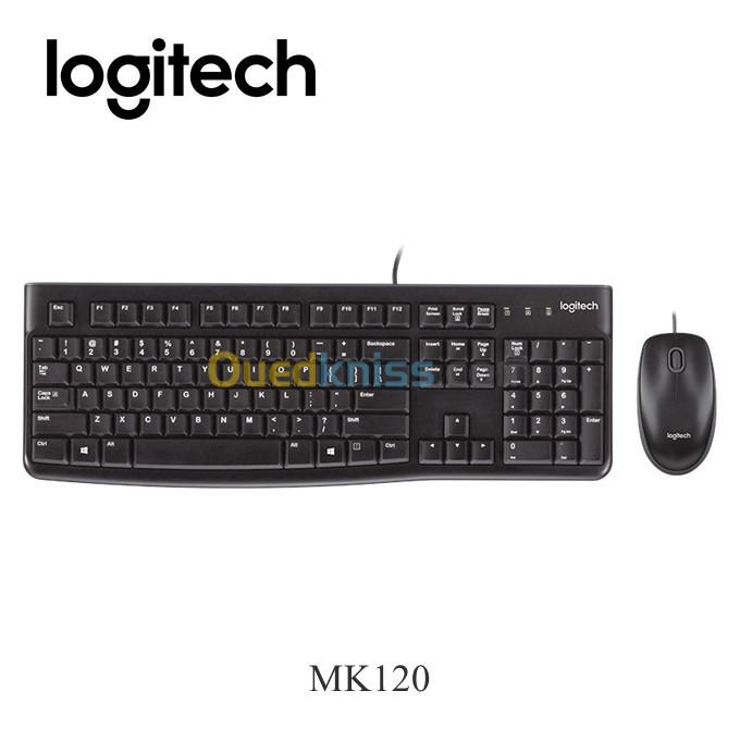 CLAVIER  SOURIS  LOGITECH MK120 