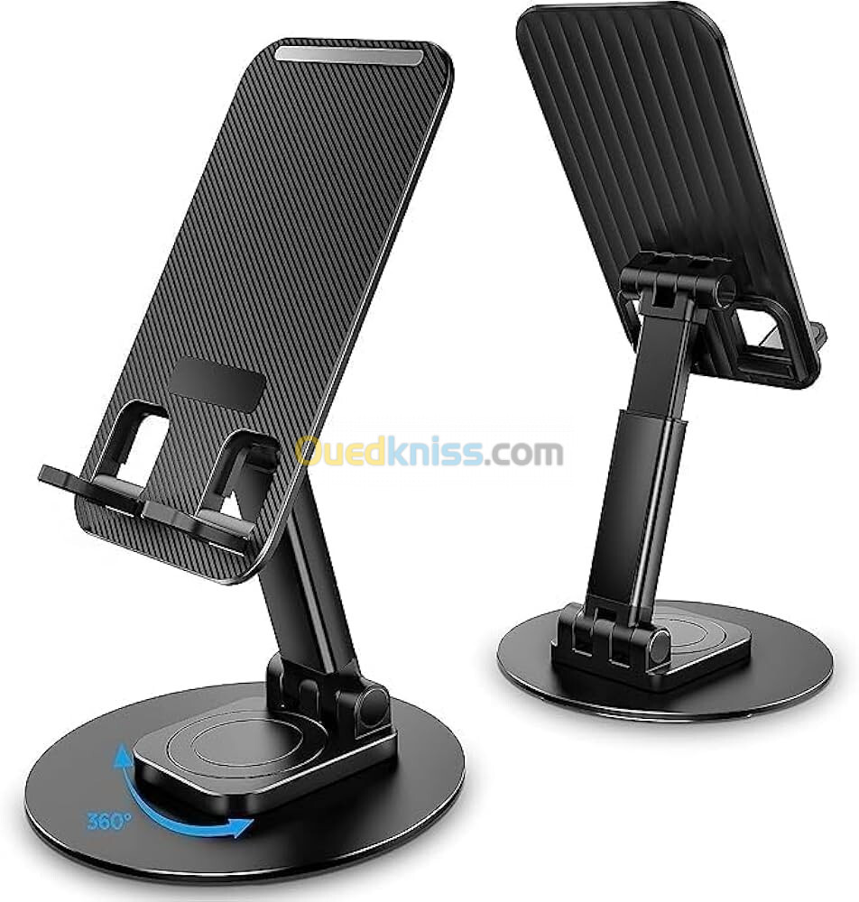 SUPPORT TELEPHONE DE BUREAU ROTATION 360 DEGRE 