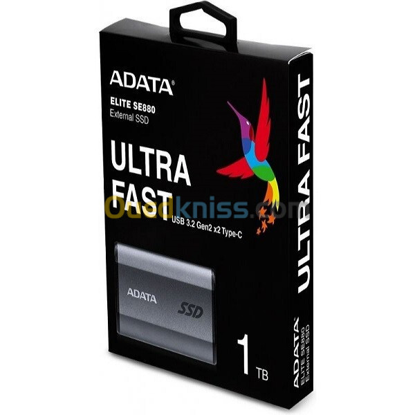 DISQUE DUR SSD EXTERNE  ADATA 01 T  SE880