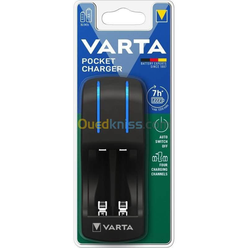 CHARGEUR PILLES MINI VARTA AAA+AA 1350MAH 