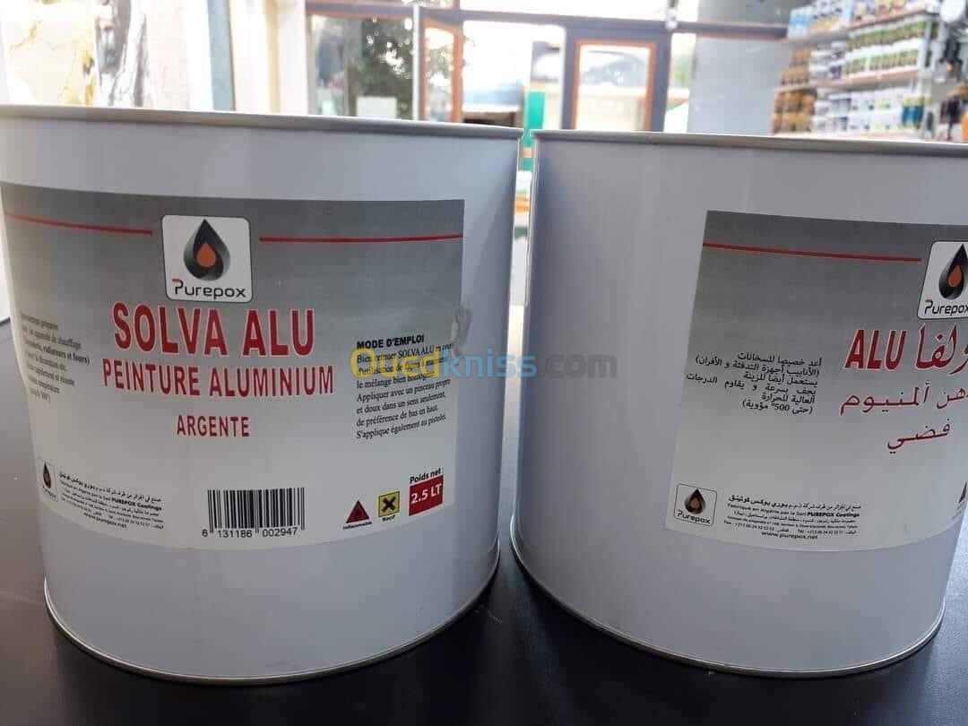 Peinture pour faïence et peinture pour aluminium 