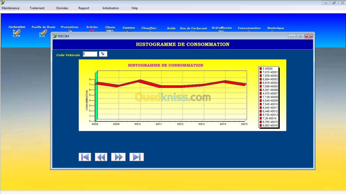  logiciel de gestion  de transport routier de marchandise