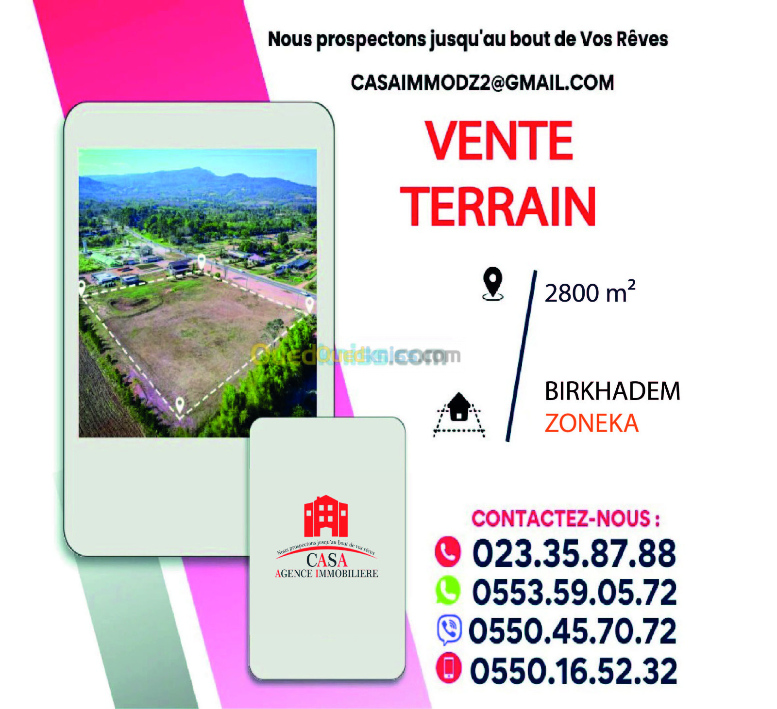 Vente Terrain Alger Birkhadem