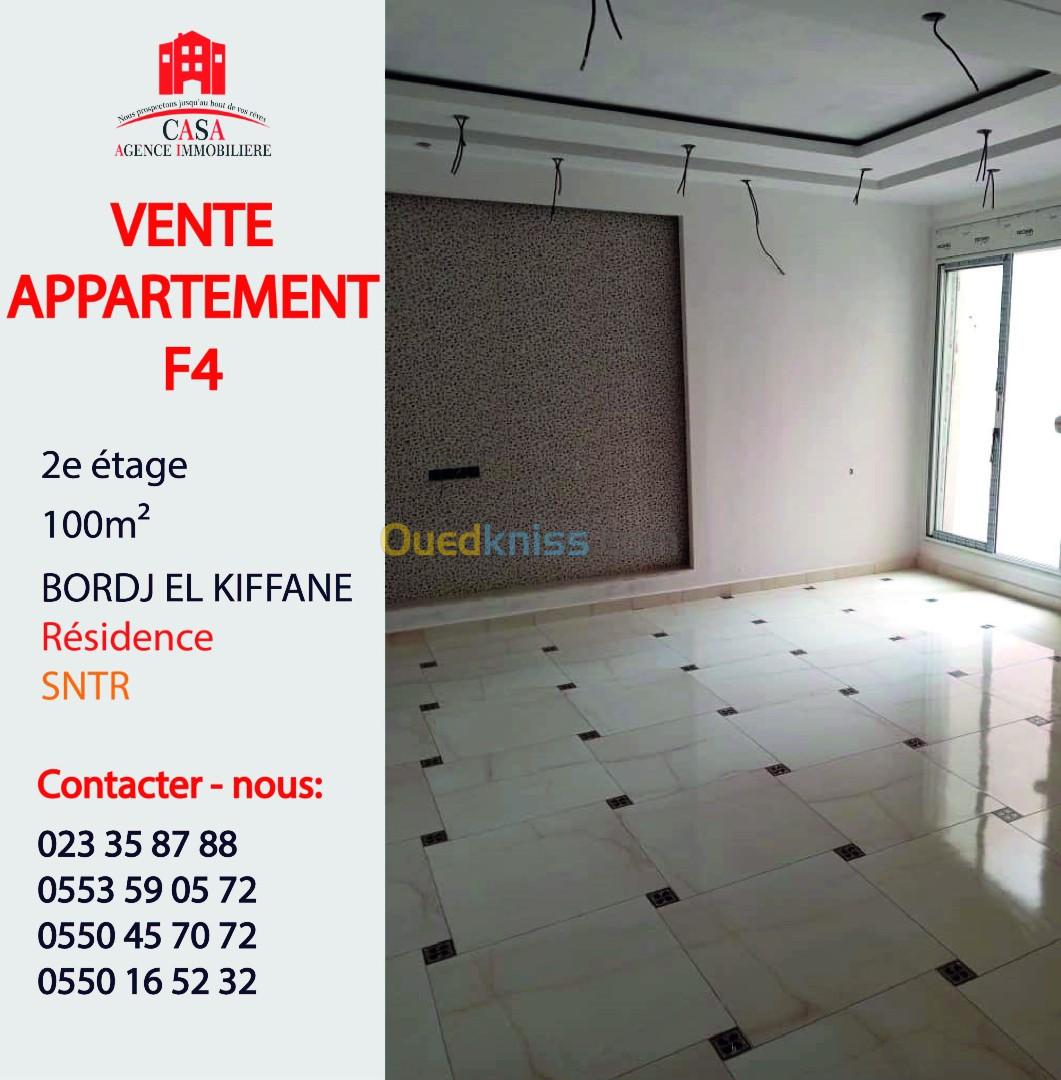 Vente Appartement F4 Alger Bordj el kiffan