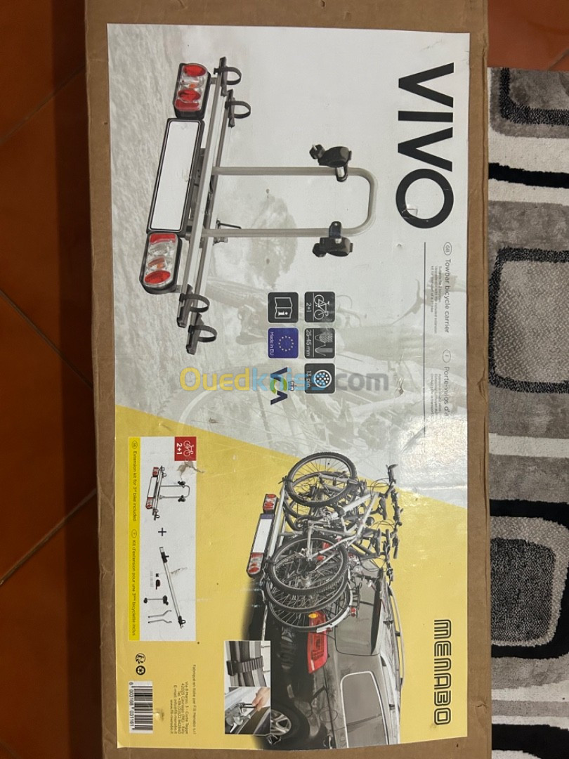 Porte velo 2+1 menabo vivo prix imbattable