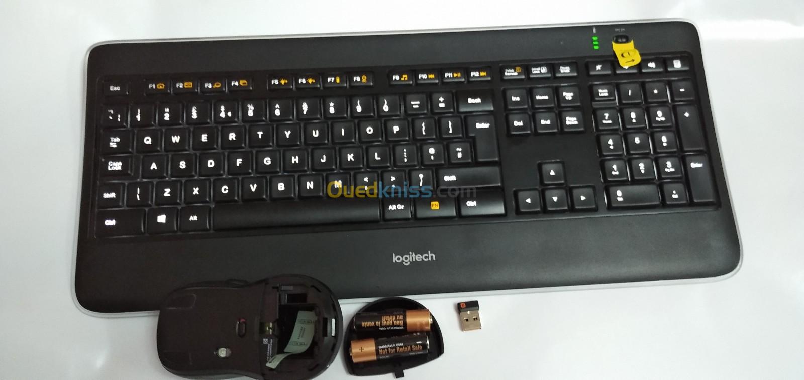 Clavier K800 et souris M510 Logitech Unifying