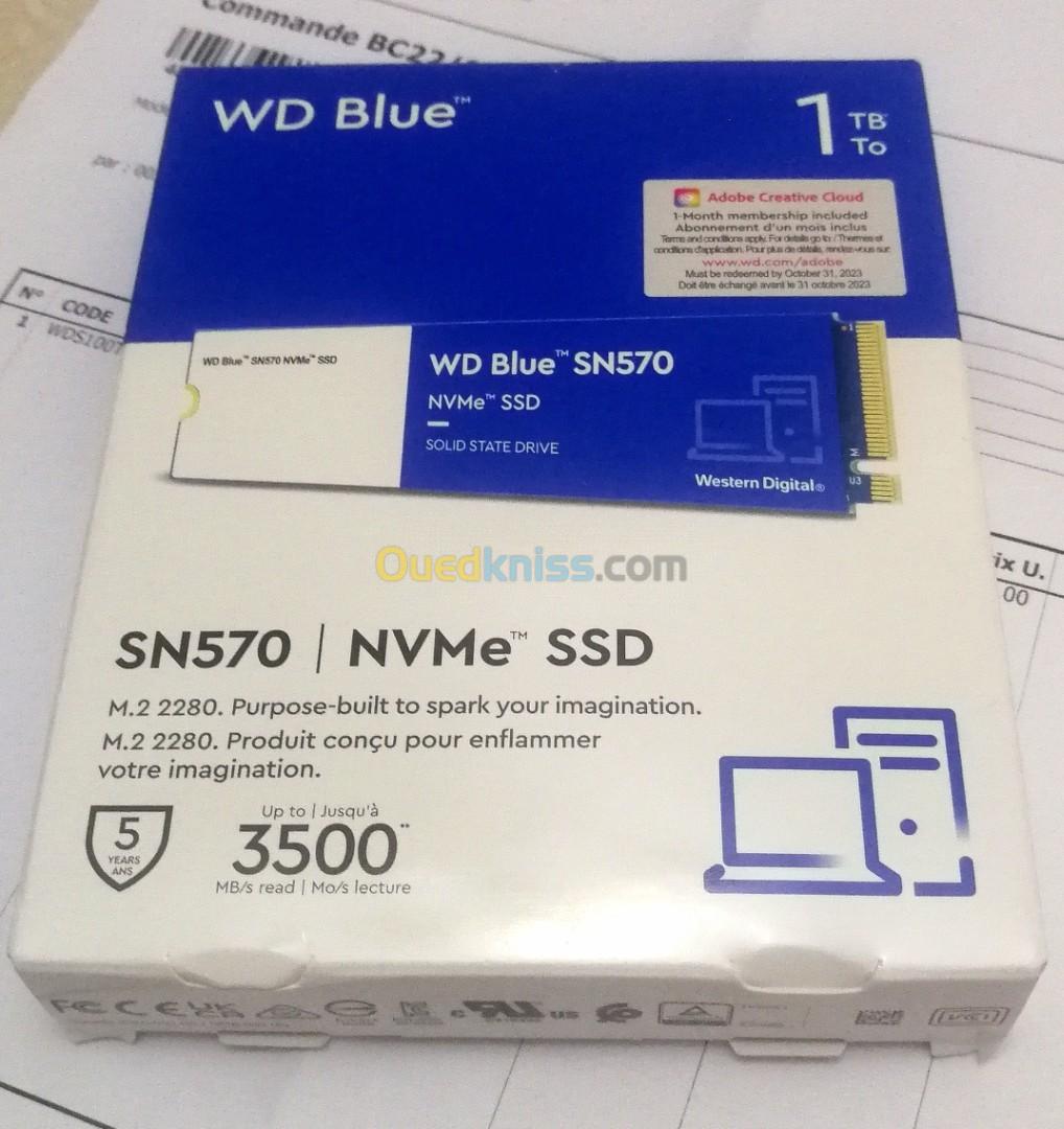 SSD NVMe 1TB WD Blue SN570 (3500MB/S)