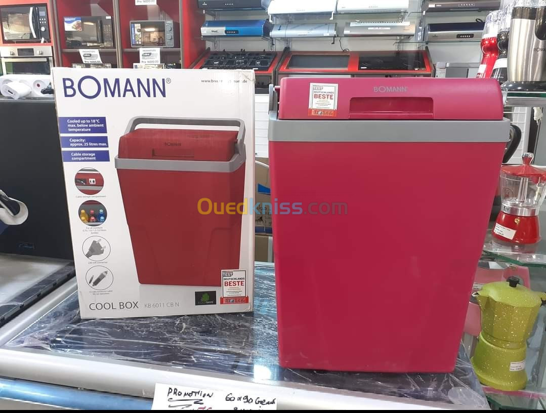 Glacière Bomann KB 6011 CB  التوصيل للمنزل مجاني الي 58ولاية 