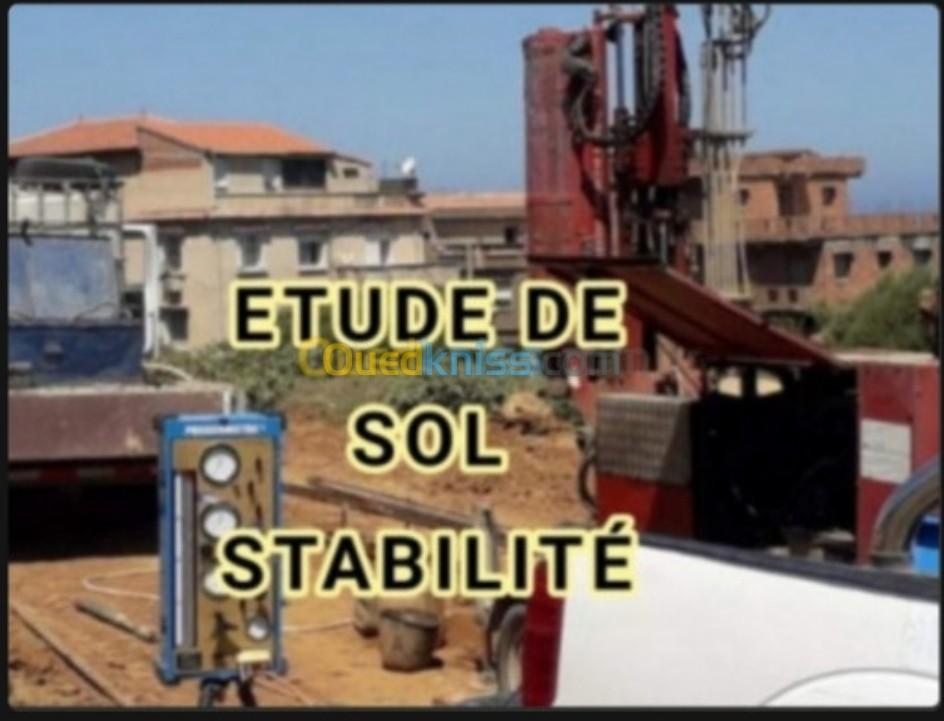 ÉTUDE DE SOL & GÉOTECHNIQUE, STABILITÉ, BLINDAGE 