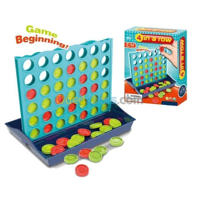 Jeu de stratégie connect 4 pour enfant