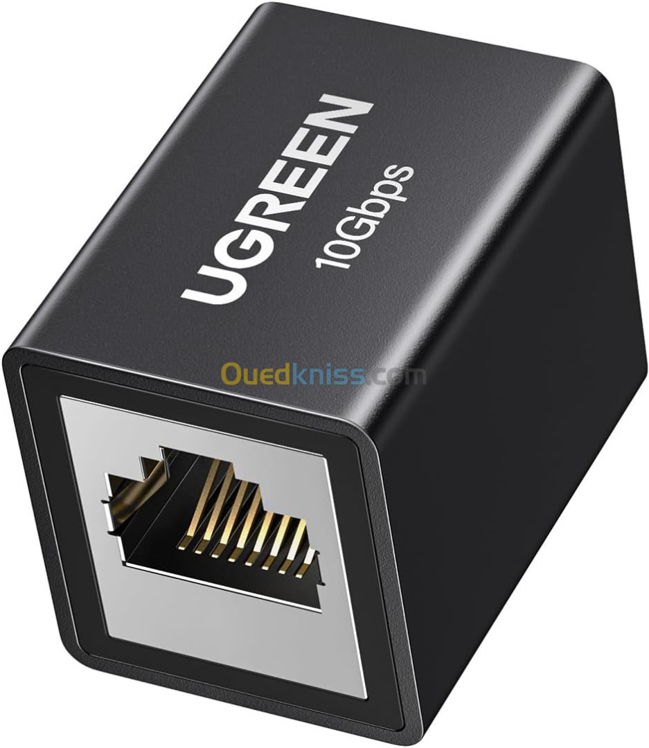 UGREEN RJ45 Coupleur Cat 7 - 10 Gbit/s en aluminium,  Adaptateur d'extension femelle a femelle