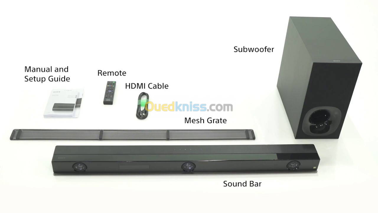 Sony HT-ZF9 Barre de son Dolby Atmos / DTS:X 3.1 + son Surround 7.1.2 Vertical Sound Engine - 400 W