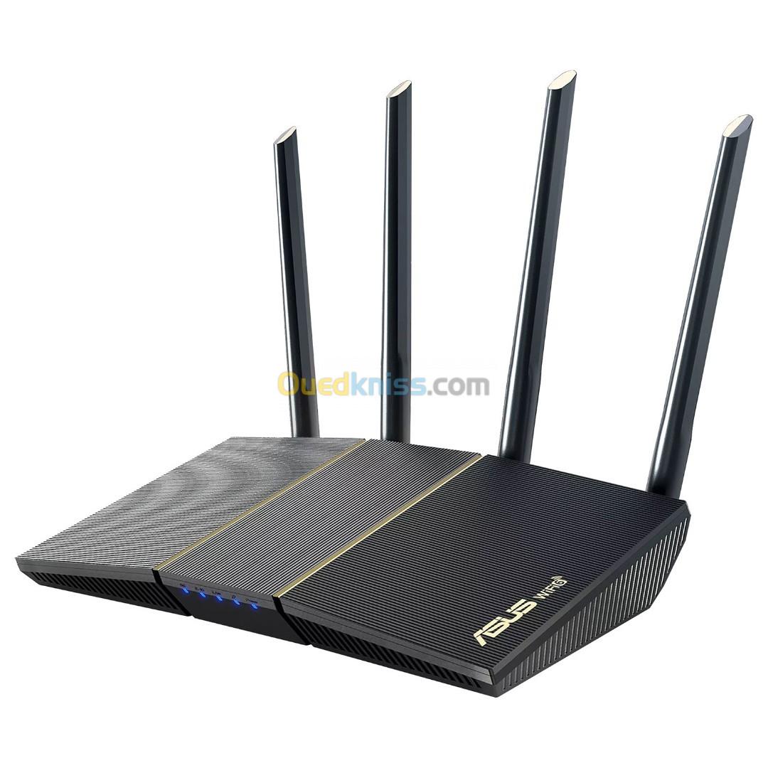 ASUS RT-AX57 Router AX3000 Wi-Fi 6 + Routeur Pour BOX Fibre Optique FTTH Haut De Gamme + Open VPN