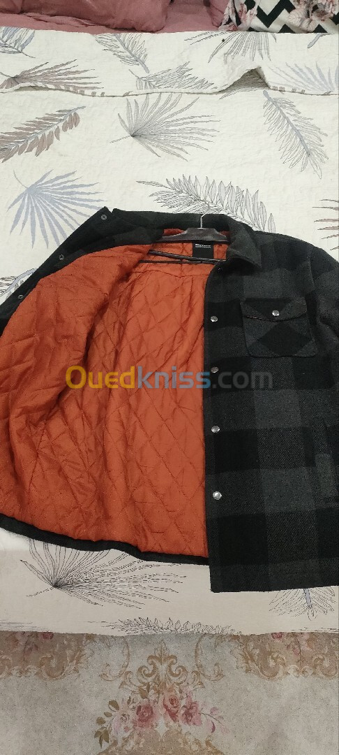 Veste only and sons à carreaux homme original 