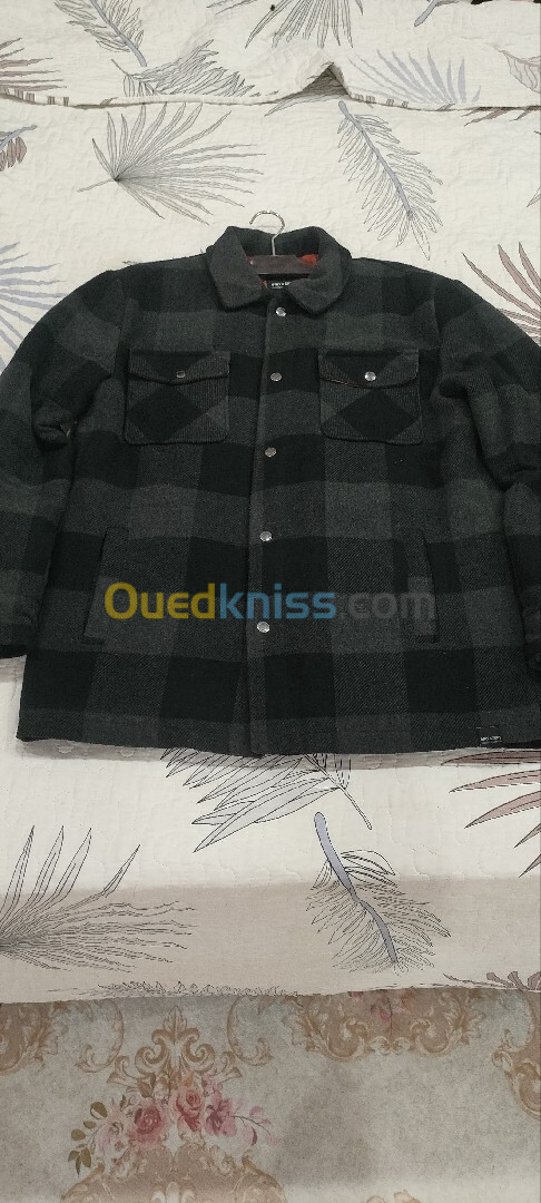 Veste only and sons à carreaux homme original 