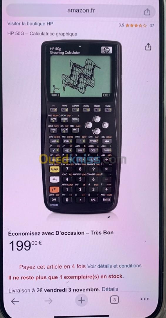 Calculatrice graphique hp 50g