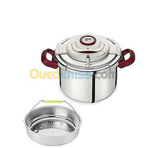 Autocuiseur Cocotte minute 2en1 Inox 10L Seb Clipso+ Precision 