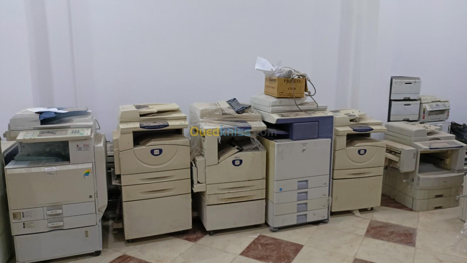 Lot des photocopieuse et les fax 