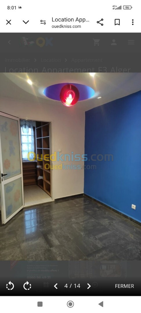 Vente Appartement F3 Alger Kouba