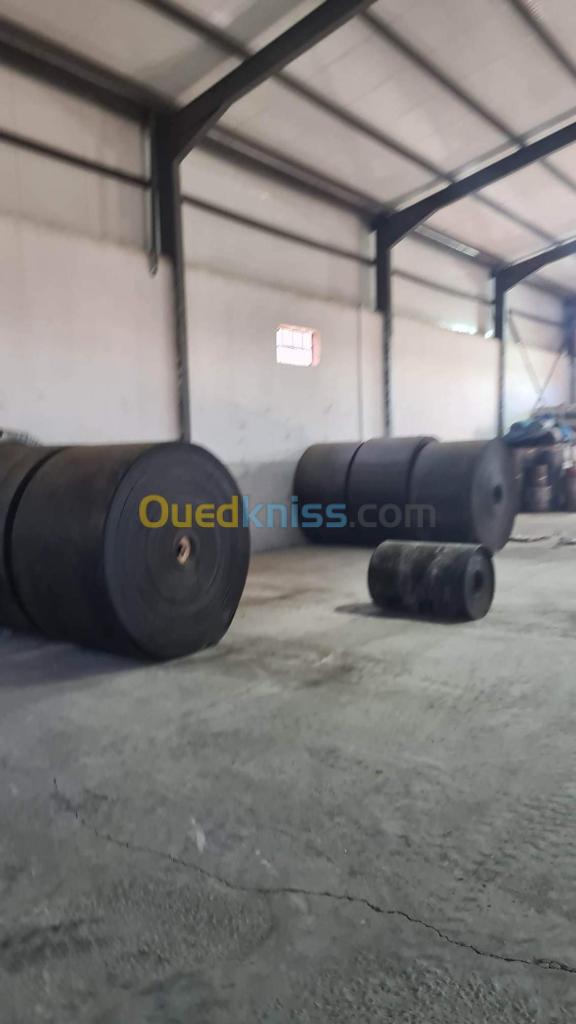 Fabrication de bandes transporteurs 