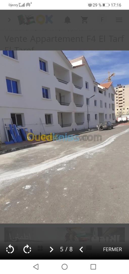 Vente Appartement F4 El Tarf El taref