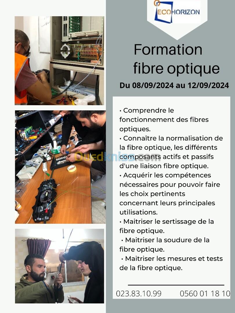 formation fibre optique et FTTH