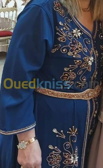 Caftan perlé à main