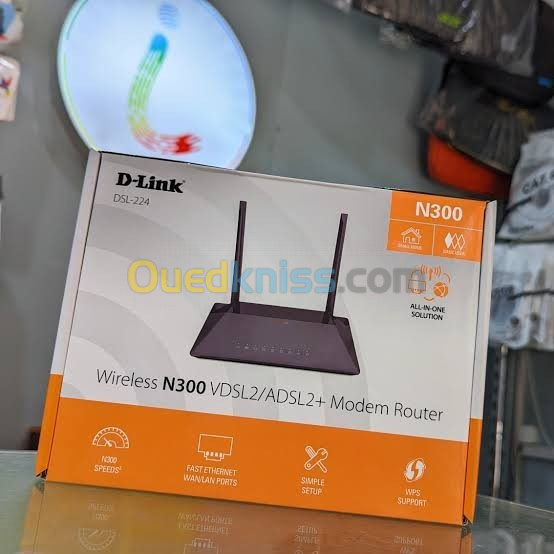 Modem dlink DSL-224 N300 VDSL2/ADSL2+