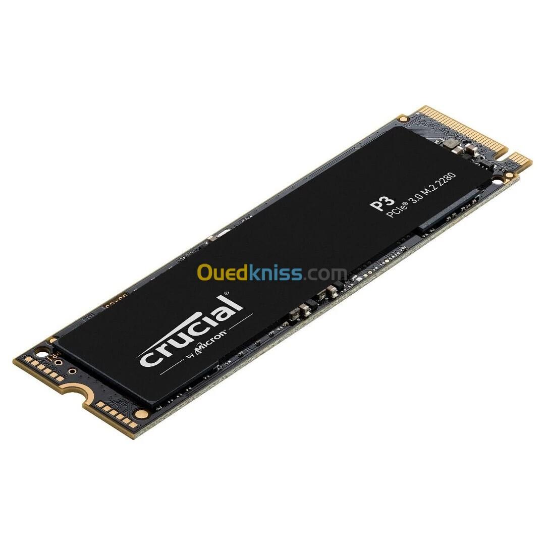 Crucial P3 Plus SSD 500GB PCIe Gen4 NVMe M.2 SSD Interne  Jusqu à 4.700Mo/s 