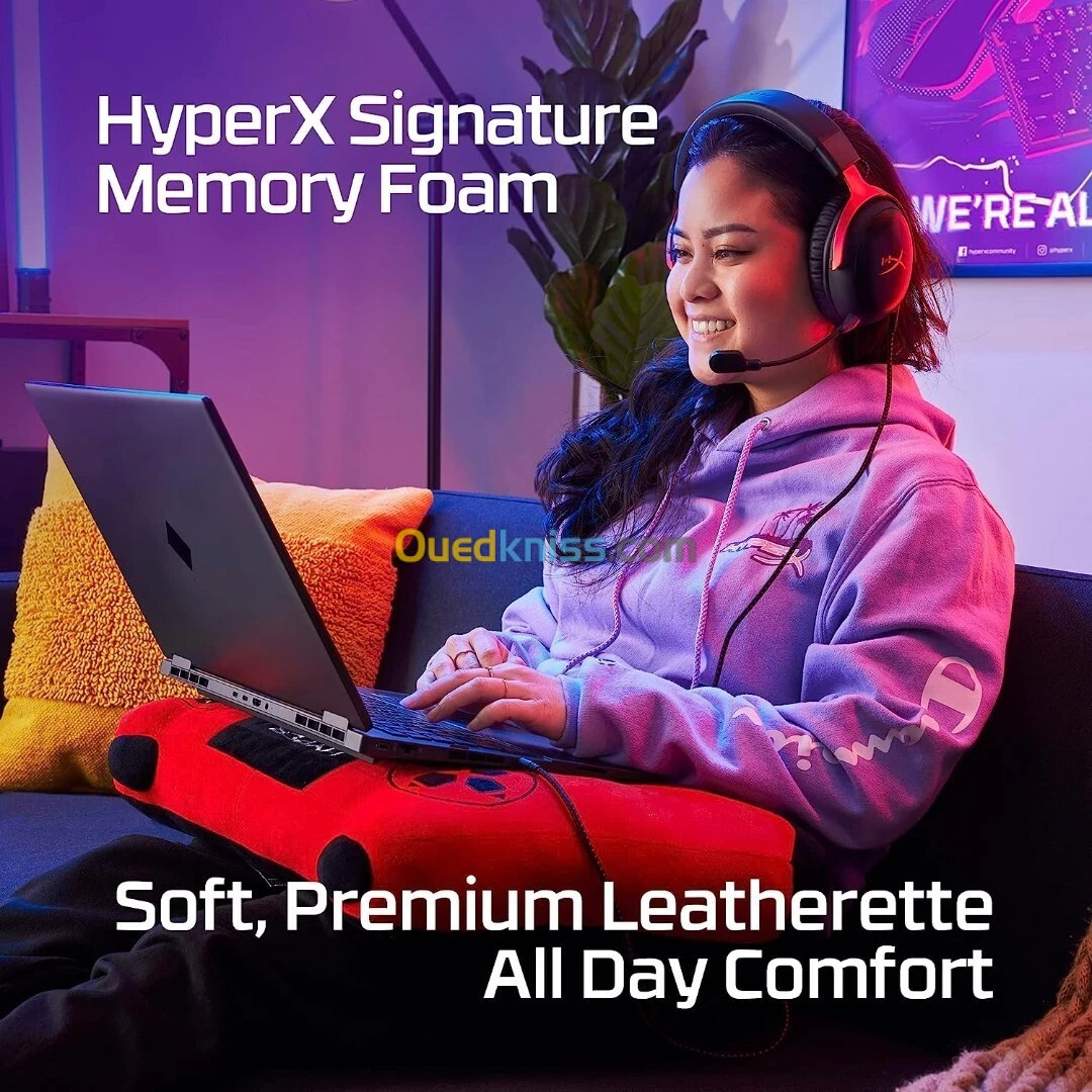 HEADSET / CASQUE HYPREX CLOUD 3 CLOUD III 7.1 SURROUND SOUND DTS ULTRA CLEAR MICROPHONE PS5/PC/XBOX