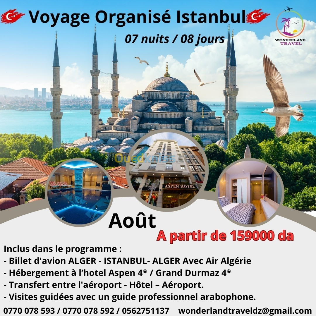 Voyage organisé istanbul