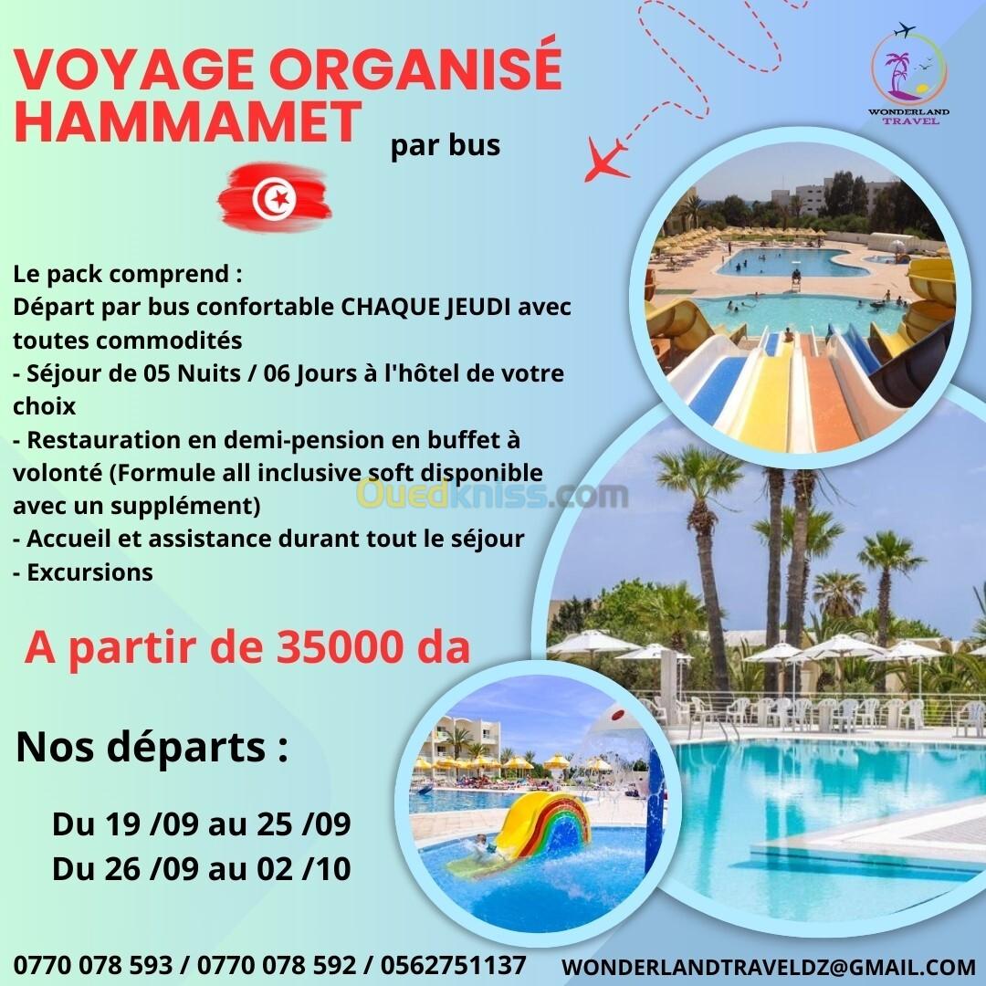 voyage organisé hammamet