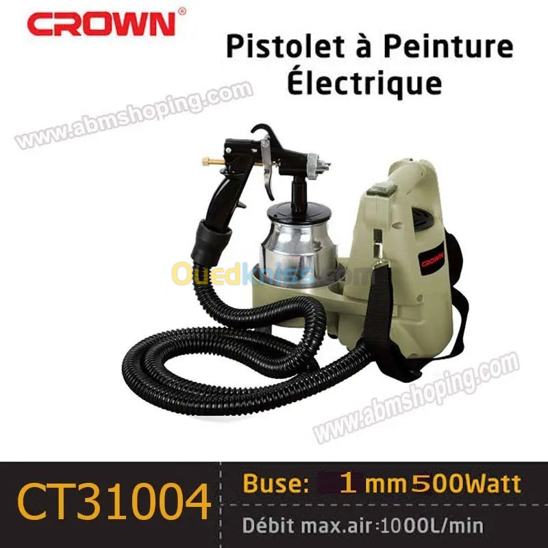 Pistolet à peinture électrique 500W