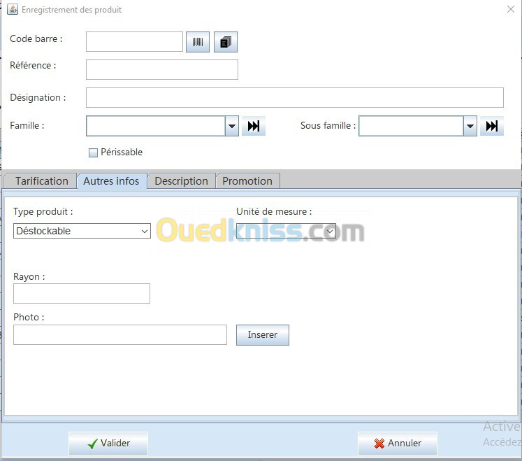 logiciel GESTION DE STOCK 