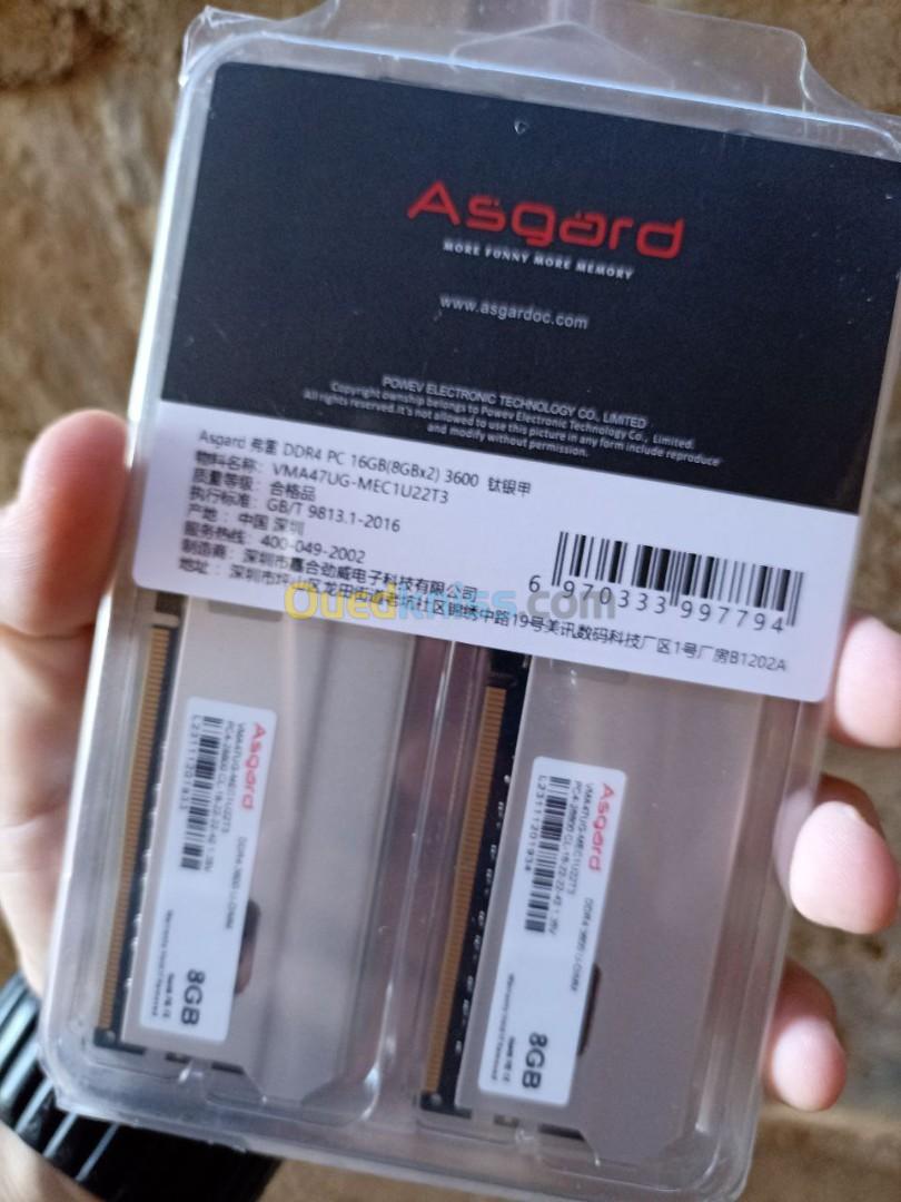 Ram DDR4 asgard 8gb 3200/3600mhz neuf