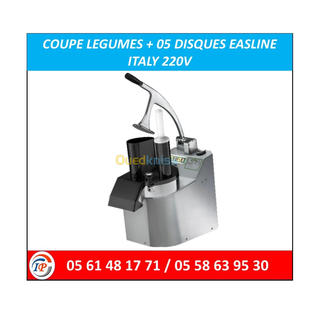 COUPE LEGUMES +05 DISQUES DISPONIBLE EASYLINE ITALY