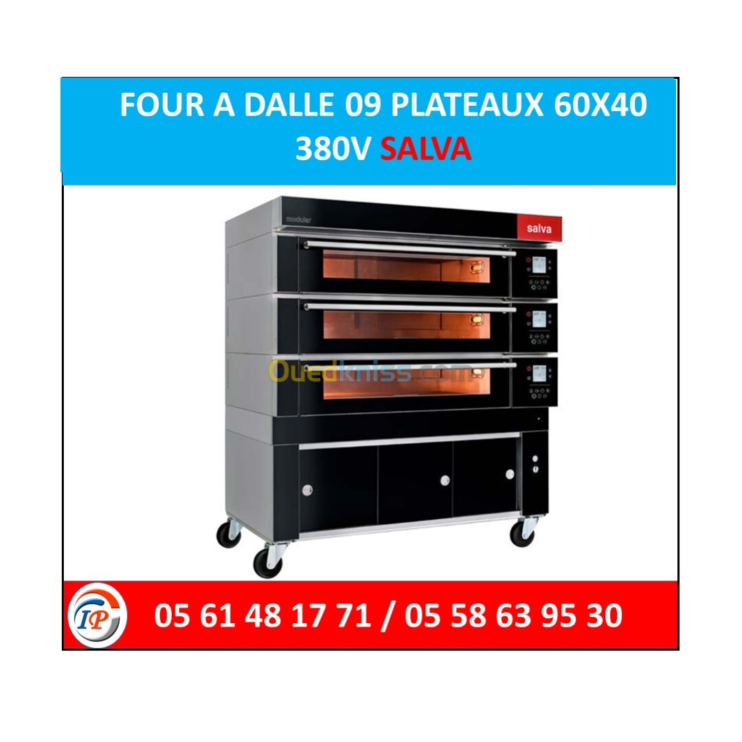 FOUR A DALLE 09 PLATEAUX 60X40 380V SALVA 