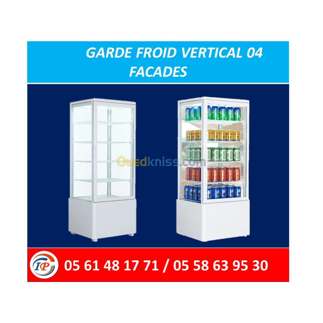 GARDE FROID VERTICAL 04 FACADES AVEC LED 