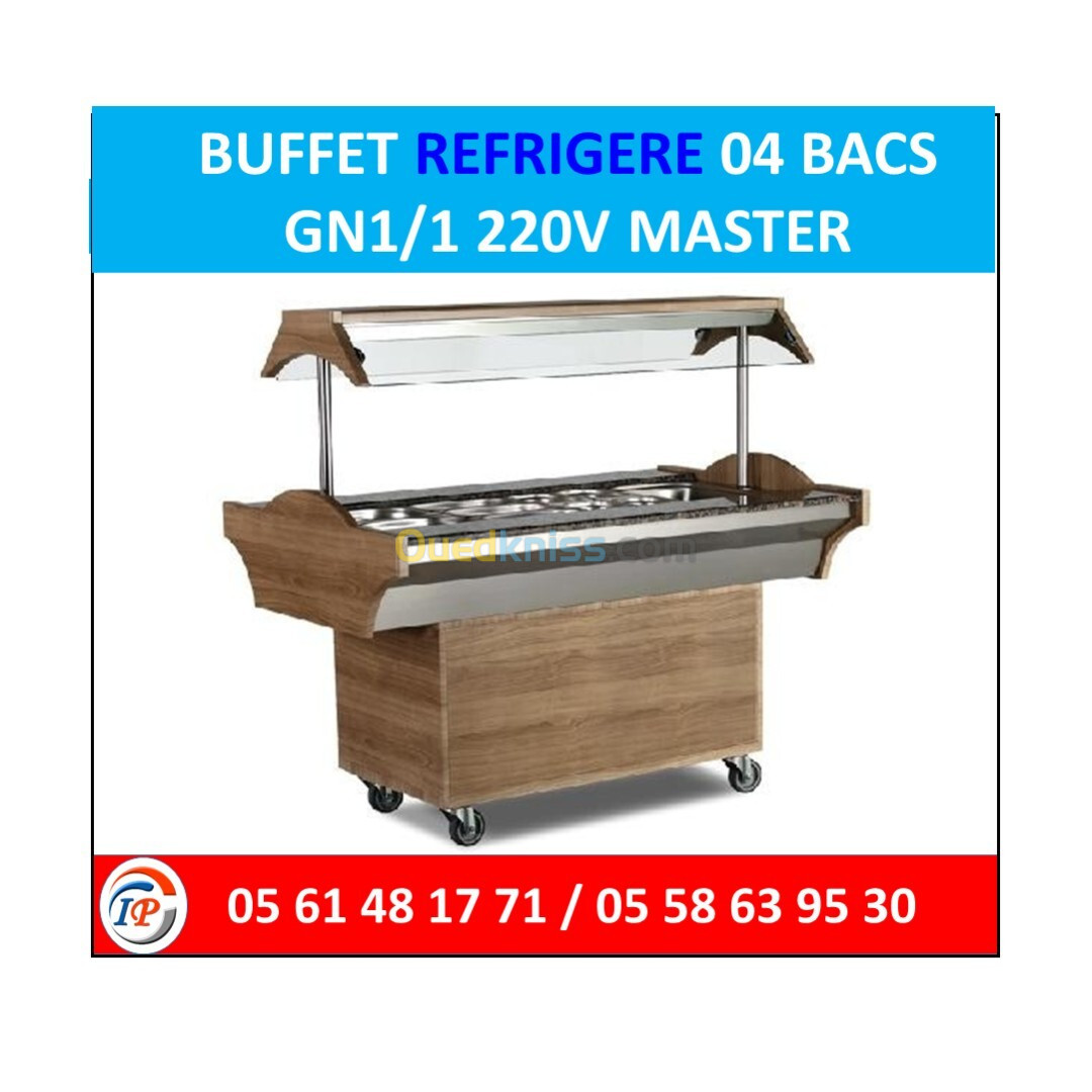 BUFFET REFRIGERE 04 BACS GN1/1 220V MASTER 