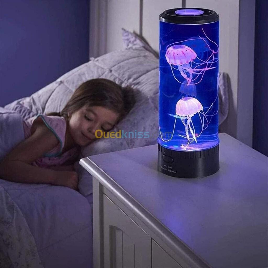  Lumière D'Ambiance Méduse LED, Veilleuse Décoration Bureau Table