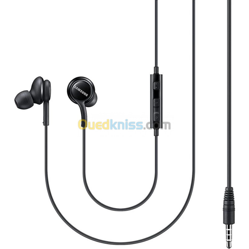 Ecouteurs Kit Main libre Jack 3,5mm Samsung Noir (Origine)