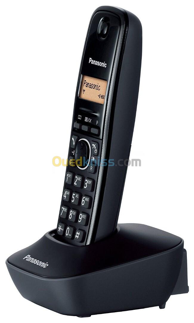 Téléphones Panasonic kx-tg1611 à domicile-NOIR-