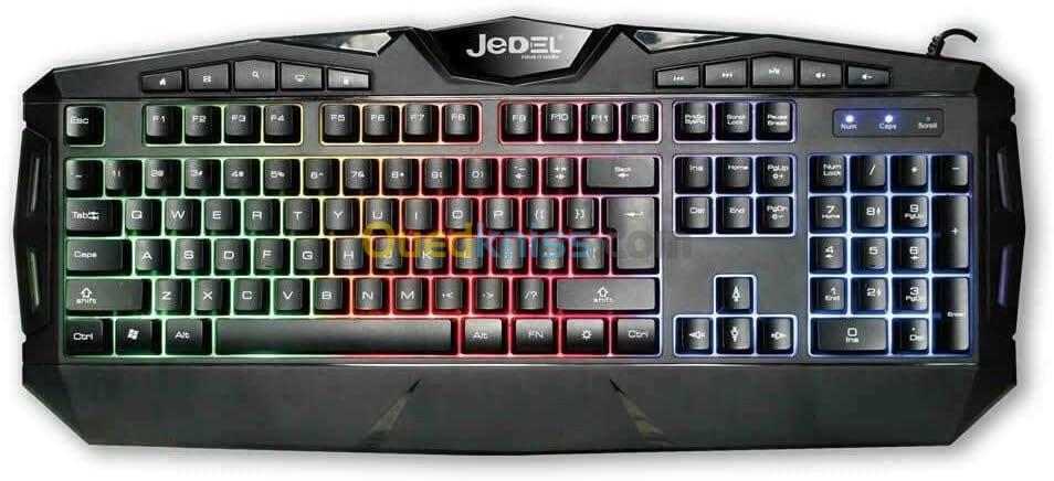 Clavier RGB de jeu JEDEL K502