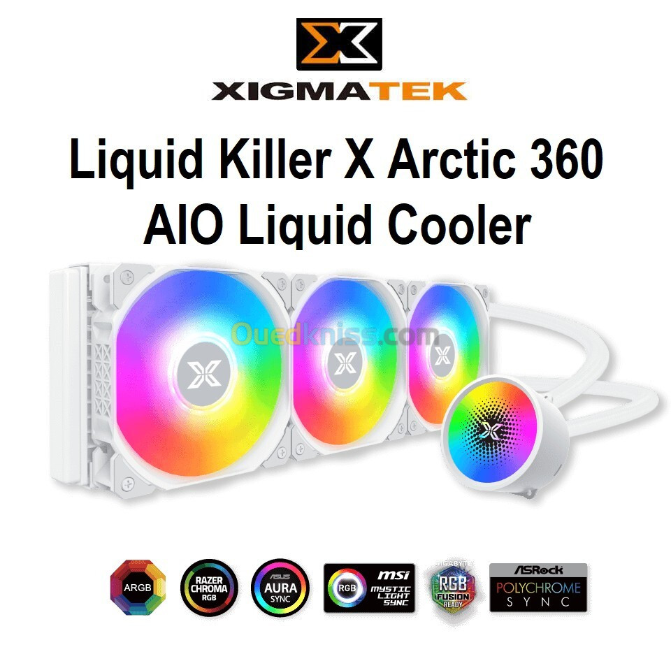 WATERCOOLING XIGMATEK LIQUID KILLER X ARCTIC 360 ARGB LGA1700 & AM5