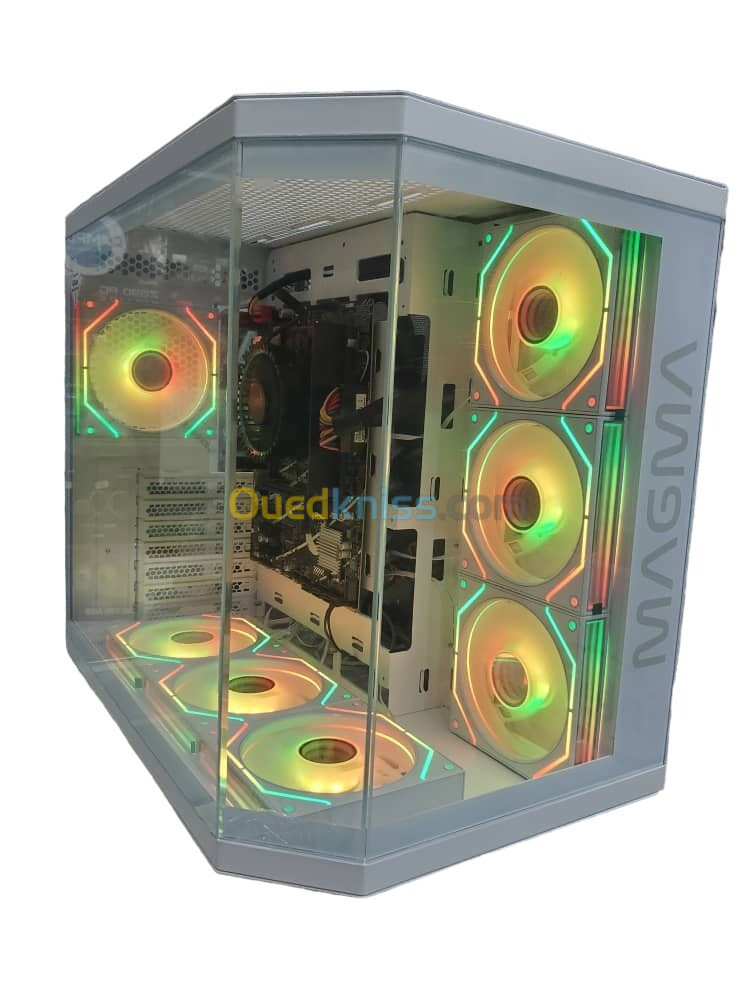 BOITIER MAGMA V950 WHITE 7FAN ARGB