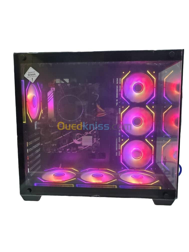 BOITIER MAGMA V5 BLACK 7FAN ARGB