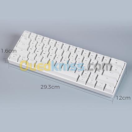 CLAVIER MECHANIQUE EPOMAKER 60% SKYLOONG GK61 GAMING