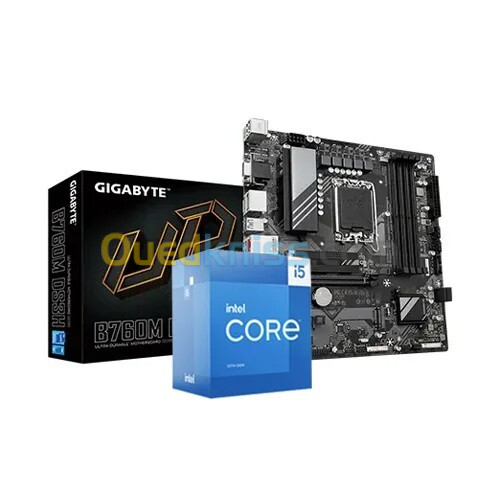 KIT UPGRADE INTEL I5 14400F + CARTE MERE GIGABYTE B760M DS3H DDR5