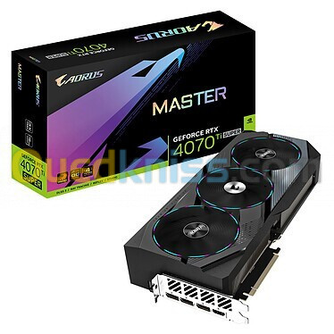 CARTE GRAPHIQUE GIGABYTE AORUS RTX 4070 TI SUPER MASTER OC 16GO